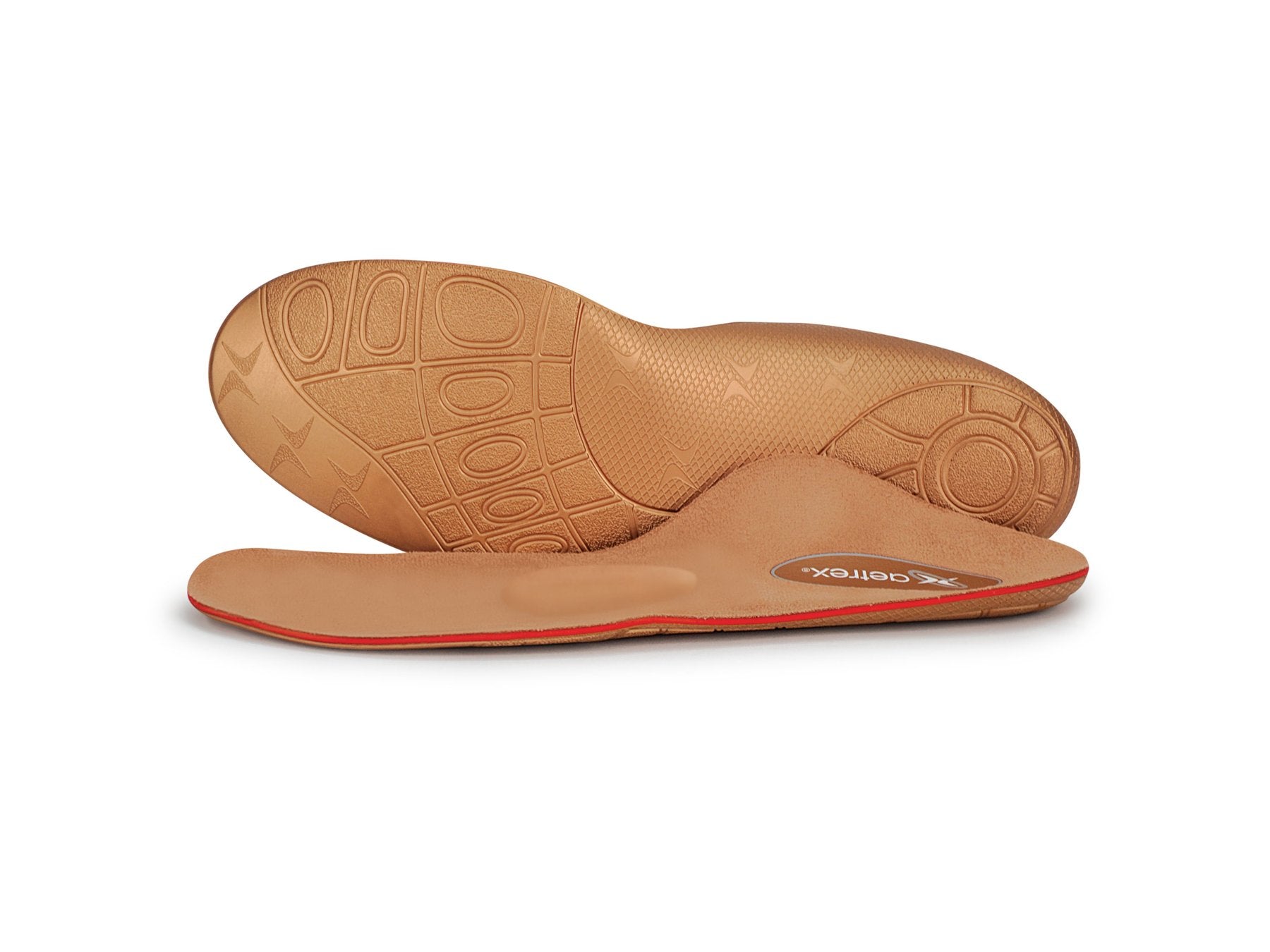 Plantilla de confort Aetrex Spain L605M para hombre, soporte metatarsal y diseño ergonómico para mayor comodidad en los zapatos.